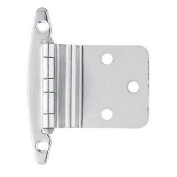 Liberty Hardware H00930C-CHR-O3 2 Pack Inset Hinge Without Spring- Chrome - 0.38 in.