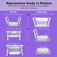 thumbnail image 7 of Tereitr 40.6" Portable Folding Bathtub | Large Collapsible Tub with Ergonomic Seat & Massage Roller, Freestanding Soaking Tub for Indoor/Outdoor Use (Purple), 7 of 7