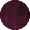 thumbnail image 1 of Ahgly Company Indoor Round Abstract Pink Modern Area Rugs, 6' Round, 1 of 4