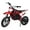 Red Black US Plug, variant on Aqzb Dirt Bike, Kids Electric Motocross Bike, Off Road Mini Motorcycle, Electric Pocket Motorbike with 36V 500W Motor, 10 Inches Wheels, 25KM/H High Speed Chain _Clearance Mini Motorcycle