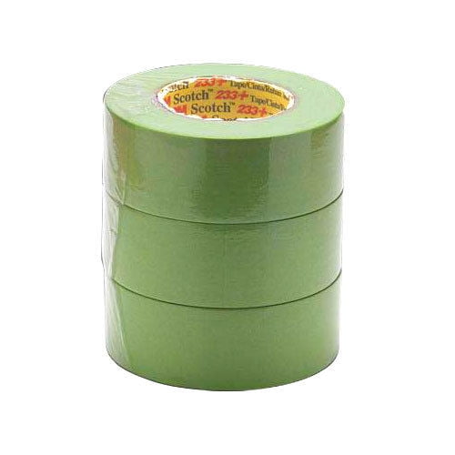 3M 2" 233 GREEN AUTO MASKING TAPE-3 Rolls-PAINT CAR
