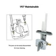 thumbnail image 4 of 1PZ Fuel Tap Switch Valve Tank Petcock For 50cc 90cc 110cc 125cc 150cc Pit Dirt Bike, 4 of 4