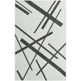 thumbnail image 2 of Unique Loom Outdoor Modern Collection Area Rug - Mikado (5' 3" x 8' Rectangle Black and White), 2 of 6