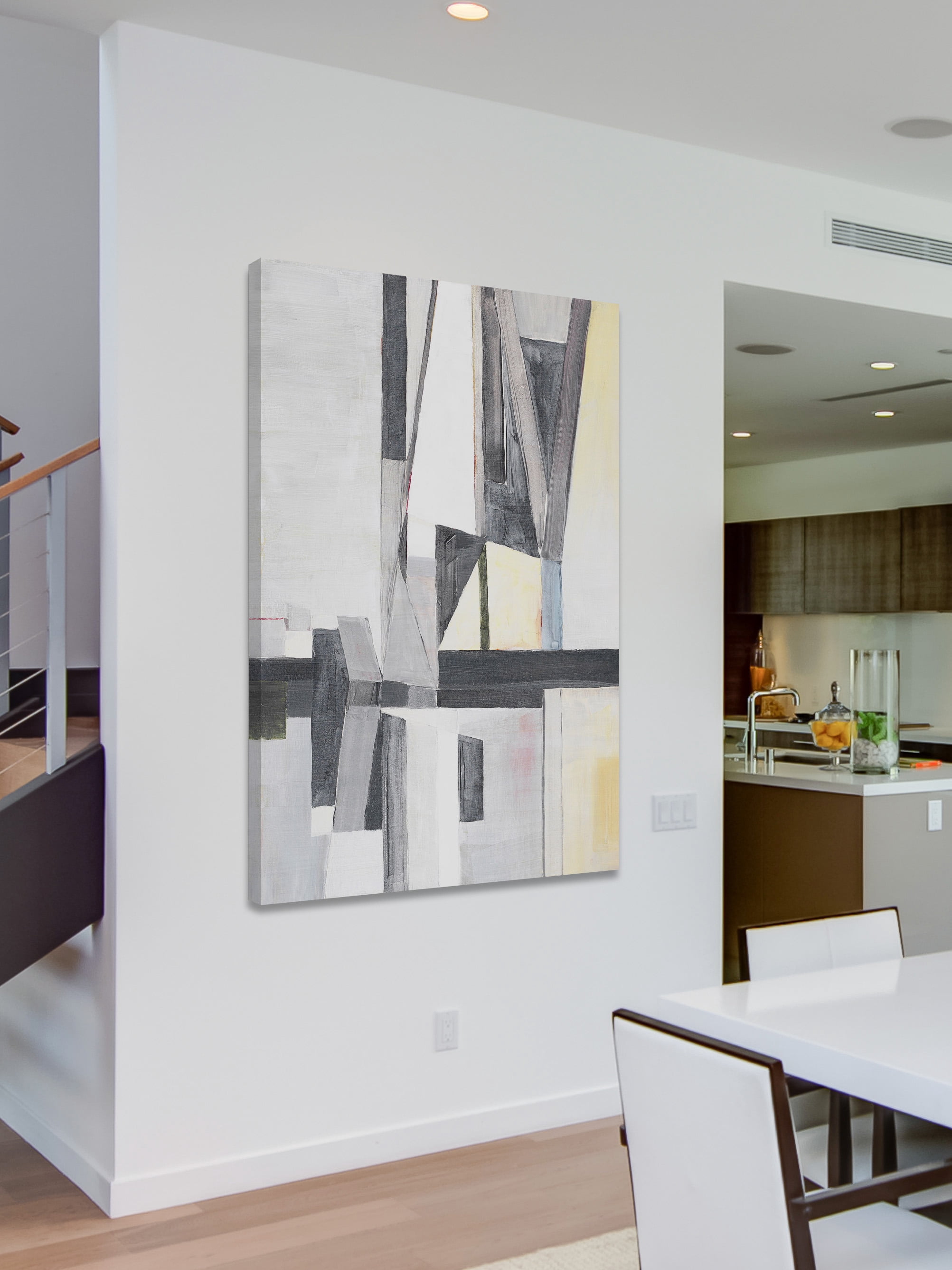 "Fighting Boundaries" Painting Print on Wrapped Canvas