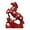 Red, variant on Solid Ebony Wood Horse Ornament - Hand-Carved "Horse to Success" Figurine for Living Room Shelves, Office Desks, Mantelpieces & Bookcases, Wooden Home Decor Craft for Good Luck & Prosperity, 1pc