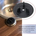 thumbnail image 3 of Set of 4 rubber seals for sink cover compatible with IKEA Altant Domsjö Kitchen accessories Black 55 mm, 3 of 5