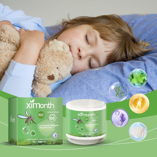 ¡Compre 2 y obtenga 3! Caja de gel para mosquitos de citronela vegetal para mosquitos e insectos suaves de doble uso para el hogar y el exterior