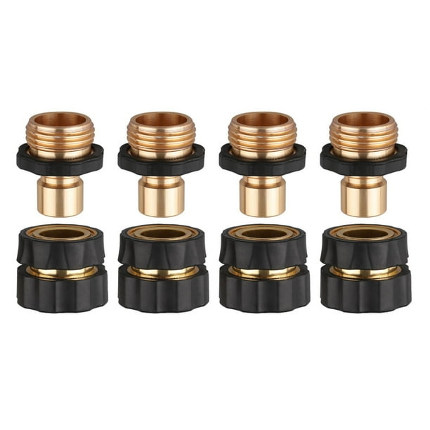 TSV Garden Hose Quick Connector Set, Male and Female Garden Hose