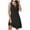 Black, variant on Giftesty Summer Dresses for Women Fashion Casual Round-Neck Vintage Sleeveless Print Dresses