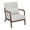 Beige 01, variant on Leumius Modern Arm Chair Upholstered Reading Accent Chair with Pillow & Solid Wood Frame for Living Room Bedroom,Beige