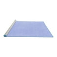 thumbnail image 2 of Ahgly Company Machine Washable Indoor Rectangle Solid Blue Modern Area Rugs, 4' x 6', 2 of 4