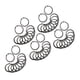thumbnail image 4 of 50 Uds anillos de retención a presión Circlip Kit de Clips C espesor 1,8mm OD 49,44mm ID 40,69mm para embrague de compresor 507 AC, 4 of 12
