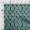 thumbnail image 1 of oneOone Cotton Silk Fabric Floral & Paisley Block Printed Craft Fabric BTY 42 Inch Wide, 1 of 4