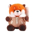 thumbnail image 2 of Soft Huggable Raccoon Doll with Dressing Clothes for Kids, Interactive Plush Toy for Imaginative Play, High-Quality Stuffed Animal Gift for Children's Birthday, Machine Washable & Durable, 2 of 3