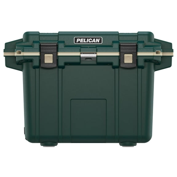 Pelican Elite 50 Quart (QT) Cooler (Hunter Green/Tan)