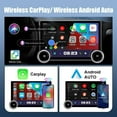 Universal Dual Physical Display Knobs CarPlay/Android Auto Autoradio