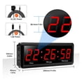 thumbnail image 2 of Programmable Remote Control LED Timer Interval Timer Garage Timer Sports Training Clock Gym Timer ,Multi-Functional, 2 of 7