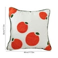 thumbnail image 3 of Orange Embroidered Pillowcase Fruit Pillow Cover Home Decoration, 3 of 6