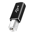 thumbnail image 3 of Naiovety Tipo-c Adaptador USB Cables Conector Transferencia de datos Universal Laptop Teléfono móvil Convertidor de computadora Adaptadores de Accesorios para instrumentos musicales Cabeza recta/Negro, 3 of 6