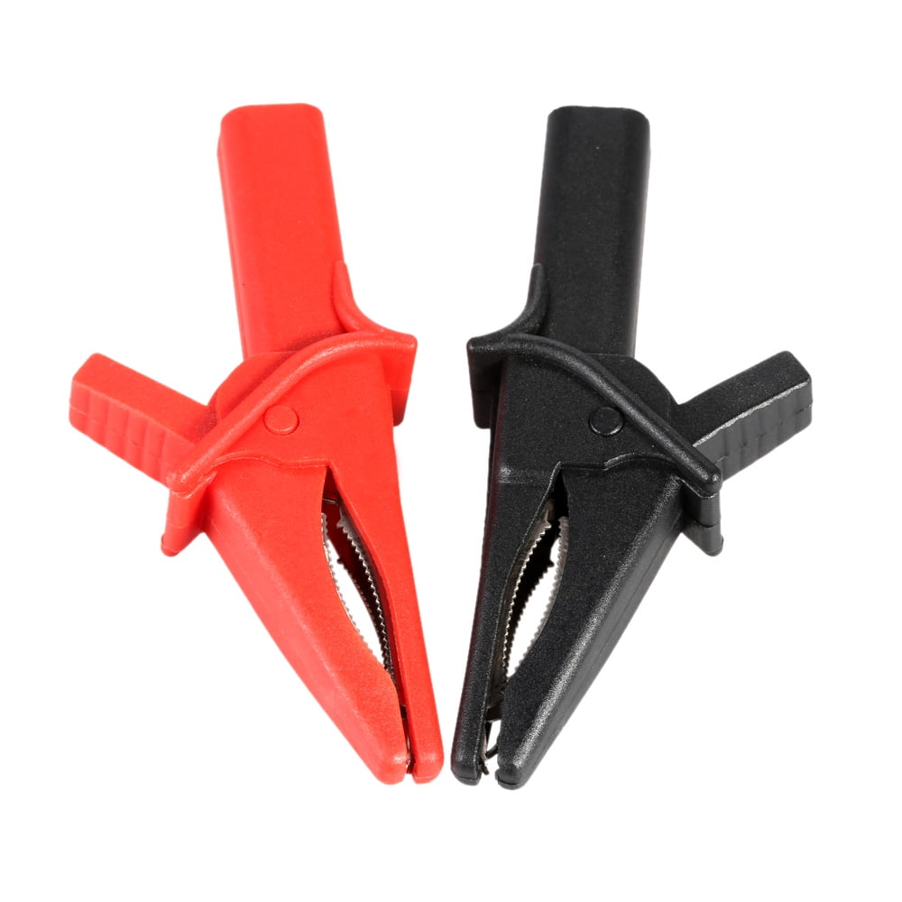 Black NM M3M6 HT18A Crocodile Clip of DSO3064 Large Dolphin Gator Clips Red 