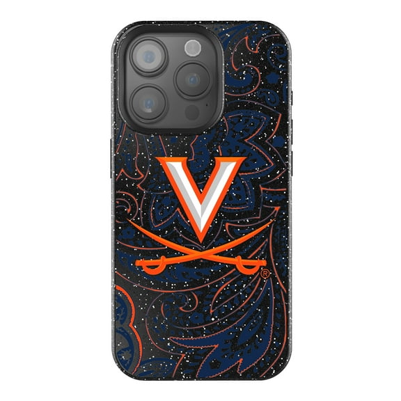Keyscaper Virginia Cavaliers Paisley Bling iPhone Case