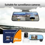 بطاقة ذاكرة Micro SD بسعة 256 جيجابايت للكاميرا/الطائرة بدون طيار/كاميرا لوحة القيادة/الكمبيوتر اللوحي/الكمبيوتر الشخصي/الهاتف