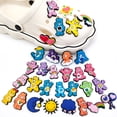 thumbnail image 4 of 1 Conjunto Lindo Jibbit Rainbow Bear Set DIY Croc Jibitz Charm Hebillas De Zapatos Accesorios De Decoración jibbits dumplings Comida Niños Regalo, 4 of 4
