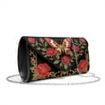thumbnail image 2 of Xixirimido Butterfly Red Roses Print Women’s Clutch Bag Clutch Purses for Formal Wedding Party Cocktail Prom Evening Handbag Leather Envelope Bags Crossbody Bag, 2 of 7