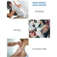 thumbnail image 5 of Foldable Massage Chair Adjustable Tattoo Chair Spa Chair Portable Therapy Chair w/Free Carry Case& Face Cradle, Burgundy, 5 of 7