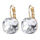 thumbnail image 1 of Pendientes Hoop Azul Personalidad Retro Huggie Pendientes Zircon Cristal, 1 of 2