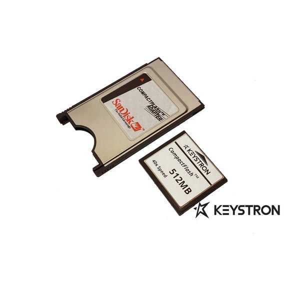 512MB CF Compactflash PC Card PCMCIA ATA Adapter for Janome Embroidery Machines