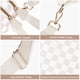 thumbnail image 4 of Riñonera Bandolera de Nylon a Cuadros Beige 31x14x22 cm, 4 of 6