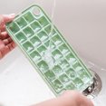 thumbnail image 4 of Bandeja de cubitos de hielo con tapa y cubo - Bandejas de hielo apilables de fácil liberación para congelador - Molde de cubitos de hielo MFZFUKR BST3022000-3, 4 of 6