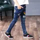 thumbnail image 3 of Pantalones vaqueros ajustados para adolescentes de 3 a 12 años, estilo informal, largos, para niños, regalo de cumpleaños, 3 of 5