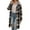 Black, variant on Light Jackets for Women Long Flannel Shirts Fashion Plaid Print Single Breasted Lapel Shacket Lightweight Cothes