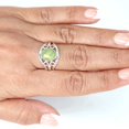 thumbnail image 4 of Natural Prehnite Ring 925 Sterling Silver Handmade Jewelry, 4 of 10