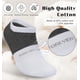 thumbnail image 3 of Mens No Show Socks Cotton Invisible Low Cut Ankle Socks 6-10/11-13 with Non Slip Grips 6 Pairs, 3 of 5