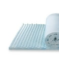 thumbnail image 3 of Zinus 2" Swirl Gel Memory Foam Air Flow Mattress Topper, 3 of 5