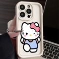 thumbnail image 3 of Sanrio-funda de teléfono de Hello Kitty para Iphone, carcasa anticaída de silicona para Iphone 14, 13, 11, 12, 15 Pro Max, XR, XS, 7, 8, 15 Plus, SE2, Y2k, regalo para niña, 3 of 5