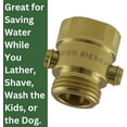 thumbnail image 4 of TRAHOO-High Sierra Showerheads® - Shower Head Pause & Pressure Control Valve - Solid Metal – Push-Button Valve Easily Controls the Flow of Water or Shuts It Off to Just a Trickle - Saves Water - Chro, 4 of 4