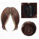 thumbnail image 5 of Real Topper Middle Side Part Human Hair,Hair Toppers for Women, 5 of 5