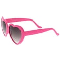 thumbnail image 4 of zerouv - women's oversize gradient lens heart sunglasses 56mm - 56mm, 4 of 4