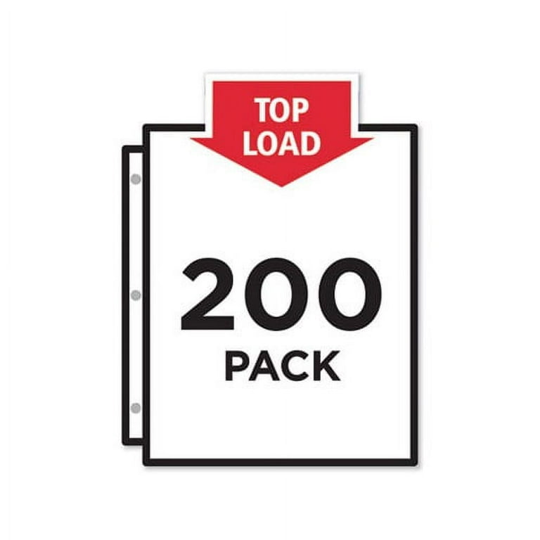 Top-Load Poly Sheet Protectors, Heavyweight, Letter, Nonglare, 200/Box Top-Load Poly Sheet Protectors, Heavyweight, Letter, Nonglare, 200/Box