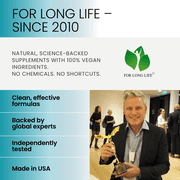 FOR LONG LIFE PROVEOTICS VEGAN PROBIOTIC SUPPLEMENT | Digestive Enzymes | Multi Enzymes with Prebiotics for Digestive Health for Women and Men