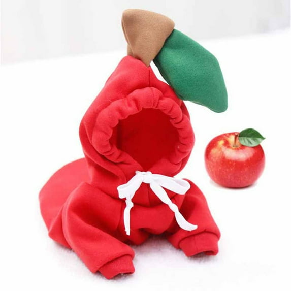 Dog Clothes Cute Fruit Dog Coat Hoodies Fleece Pet Cat Puppy Costume Jacket for French Bulldog Pug Ropa Para Perro