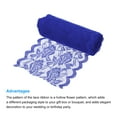 thumbnail image 4 of Uxcell Lace Ribbon Floral Pattern Embroidered Lace Ribbon for Sewing Making, and DIY Crafts, Gift Wrapping Wedding Decor Dark Blue, 4 of 7