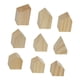 thumbnail image 5 of Bloques de madera con forma de flecha pequeña, bloques de madera sin terminar, cubos de pintura en blanco, bricolaje para el hogar 9 piezas, 5 of 9