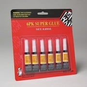 SUPER GLUE 6PK .05OZ EA HARDWARE BLISTER CARD, Case Pack of 36
