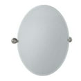 thumbnail image 4 of Gatco 4329 19-1/2" W X 26-1/2" H Oval Frameless Bathroom Wall Mirror - Chrome, 4 of 4