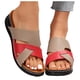 thumbnail image 2 of MKLEKYY Sandalias Antiderrapantes para Mujer, Informales, Con Tacón de Pendiente, Suela Gruesa, Con Bloques de Color, Talla Grande, 2 of 4